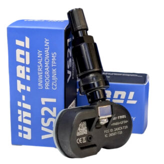 Uni-Trol VS-21 Uniwersalny czujnik TPMS z zaworem czarnym