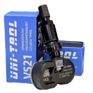 Uni-Trol VS-21 Uniwersalny czujnik TPMS z zaworem czarnym